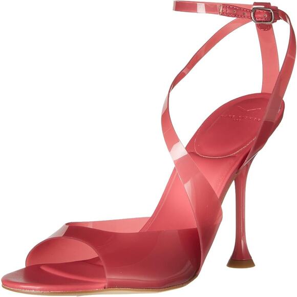 Marc Fisher Red Claudie Heeled Sandal NEW Size 9.5M - Picture 1 of 9
